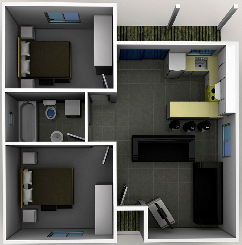 Two Bedroom Designs Smart Choice Granny Flats