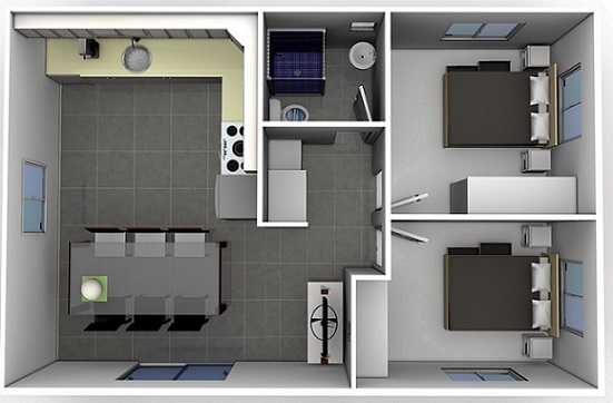 Two Bedroom Designs Smart Choice Granny Flats