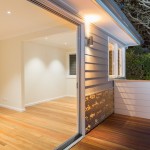 Bilgola Granny Flat Rear Deck At Night